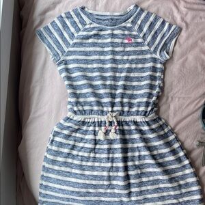 Abercrombie Kids Blue and White Striped Dress